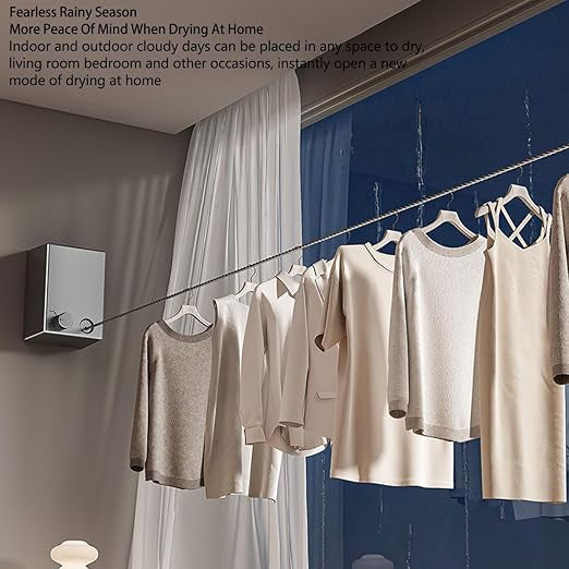 حبل غسيل قابل للسحب | Retractable Clothesline